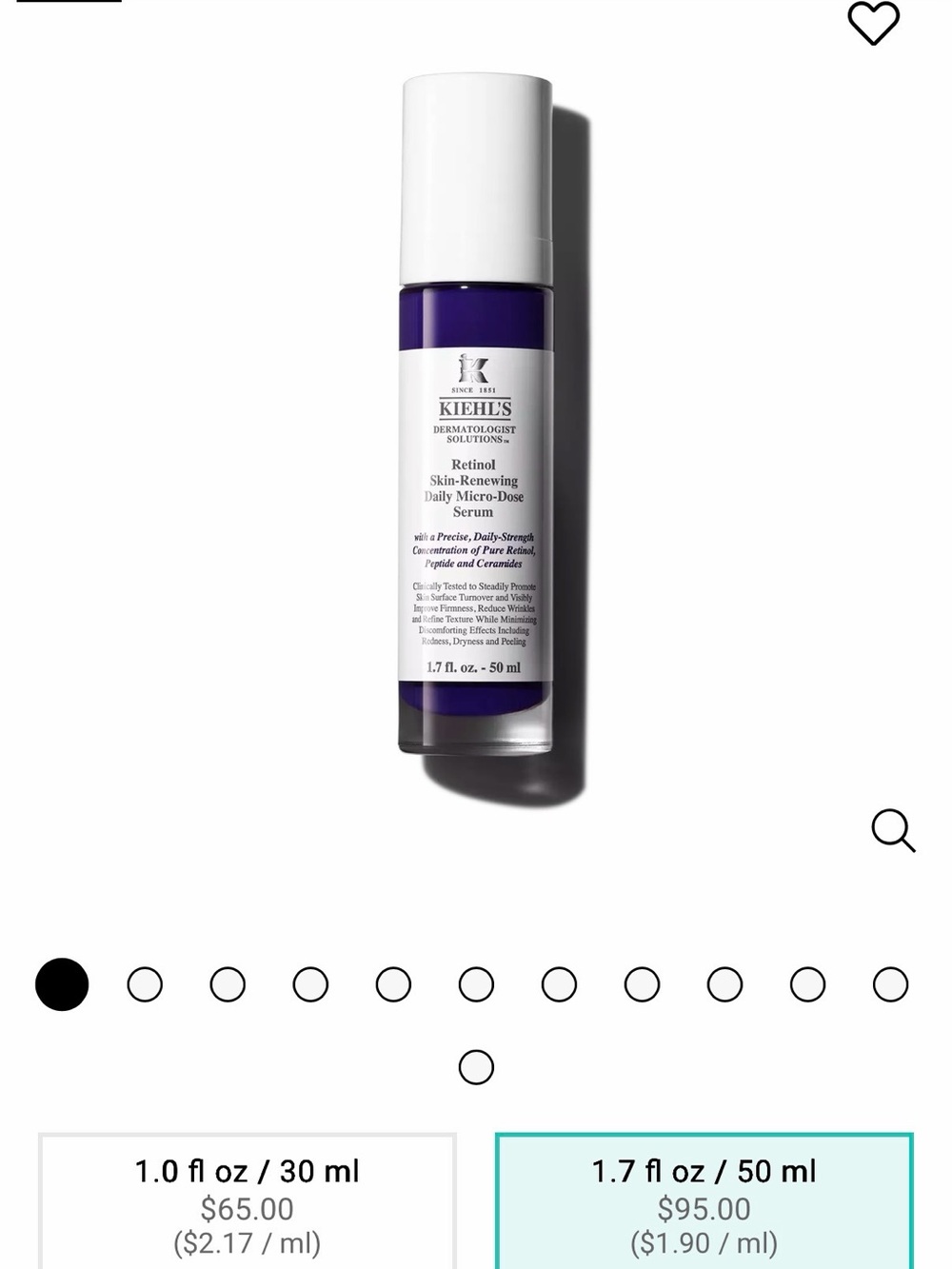 Kiehl's Retinol Skin-Renewing Daily Micro-Dose Serum